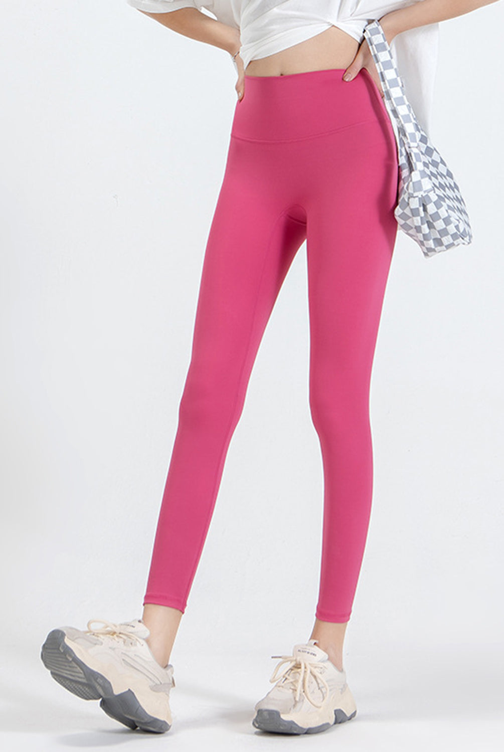 Get ready to take your workout to the next level with our Wide Waistband Sports Leggings for women! It's time to upgrade your active wear collection with these leggings that offer the perfect combination of comfort and style. The wide waistband provides the support you need for any movement, while the high-quality material guarantees durability for long-lasting wear. Don't sacrifice comfort for look, these leggings have got you covered. So why wait? Grab a pair and feel confident and comfortable during your