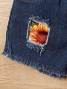 Get ready for endless summer fun with our Children's Sunflower Ruffled Short Sleeve Top and Shorts Set! Featuring a playful ruffled design and a vibrant sunflower print, this set is perfect for your little one. Made with comfort and style in mind, it's the perfect outfit for warm days. Let your child shine in this charming ensemble!