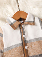 Elevate your little one's style with Momma's Boy color block top and pants set! Featuring a convenient button up closure and easy care machine washable fabric, this set is perfect for any occasion. Make a statement with the trendy color block design while staying practical for busy moms.