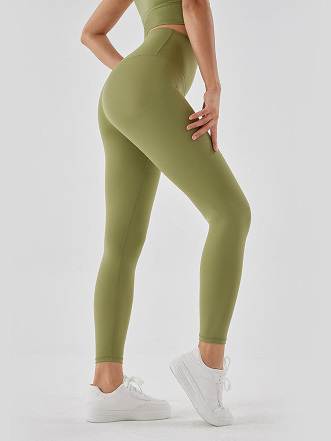 Get ready to take your workout to the next level with our Wide Waistband Sports Leggings for women! It's time to upgrade your active wear collection with these leggings that offer the perfect combination of comfort and style. The wide waistband provides the support you need for any movement, while the high-quality material guarantees durability for long-lasting wear. Don't sacrifice comfort for look, these leggings have got you covered. So why wait? Grab a pair and feel confident and comfortable during your