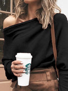 Catch everyone’s eye in this Full Size One-Shoulder Ribbed Sweater that complements every curve. The soft ribbed texture wraps you comfortably, while the stylish one-shoulder design adds a flirty pop. Ideal for wearing alone or layering, this plus-size sweater brings a playful and cozy vibe to your wardrobe.