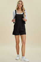 Versatile and stylish, this full-size texture sleeveless romper is a must-have for any wardrobe. With its lightweight and comfortable design, you can move freely while still looking great. The textured fabric adds a trendy touch, perfect for any occasion—from running errands to a night out. Elevate your style and comfort with this romper.