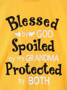 Dress your little one in style with our Children's Letter Graphic T-Shirt and Distressed Jeans Set. Made with comfortable fabrics and trendy distressed detailing, this set is perfect for active kids. The bold letter graphic adds a personal touch to the outfit. Fashion and function come together for a fun day of play!