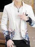 This men's blazer showcases a single-button closure and long sleeves, highlighted by a striking iridescent multi-color pattern ideal for trendsetters. Designed to combine comfort with style, it delivers a flattering silhouette specifically tailored for plus sizes. Perfect for standing out at special occasions, this blazer merges modern design with effortless wearability to create a sharp, confident appearance. Plus size too.