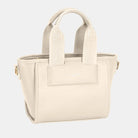This Small Handbag with Embossed Pattern Handles features a stylish, compact design with detailed embossed handles adding a luxurious touch. It holds your essentials comfortably and offers both hand-carry and detachable strap options, making it perfect for any event.