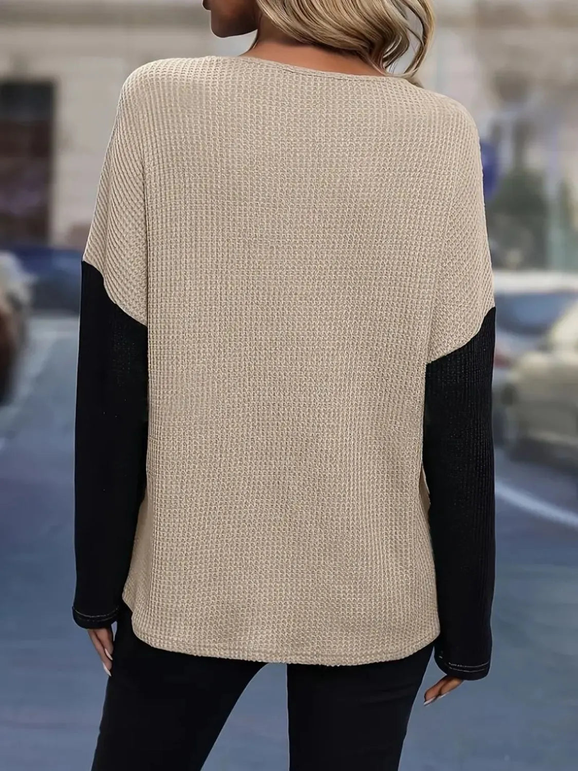 The Contrast Lace Round Neck Long Sleeve T-Shirt effortlessly blends comfort with refined style. It features a sleek round neckline and delicate lace details at contrasting sections, adding understated elegance fit for multiple occasions. With long sleeves providing added warmth, this piece is versatile enough for layering or wear on its own. Designed to flatter the silhouette, it offers an expert balance of sophistication and everyday practicality, ideal for those who desire a polished yet comfortable ward