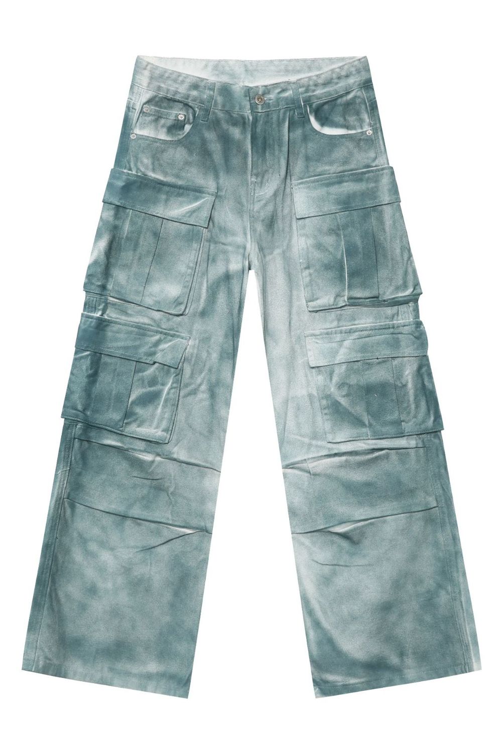 Effortlessly cool and stylish, our Men's Tie-Dye Cargo Jeans add a unique touch to any look. With functional cargo pockets and a comfortable fit, these jeans are perfect for any adventure. Step out in confidence and make a statement with these one-of-a-kind jeans!