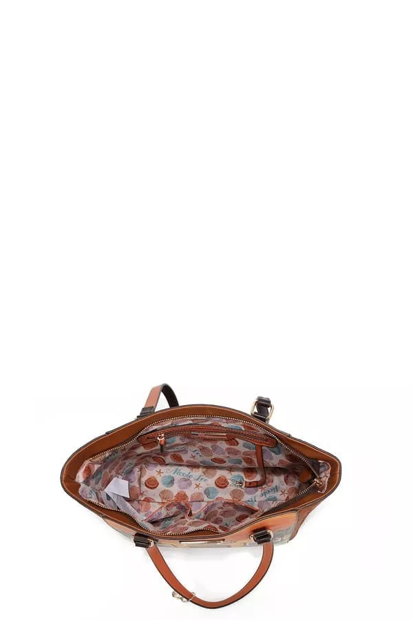 This Sun & Sand 3-Piece Bag Set includes a handbag, crossbody, and wallet made with vegan leather and glossy patent accents. It features gold-tone hardware, an engraved logo, and a unique tropical print lining. Lightweight and stylish, it’s perfect for carrying your essentials with a beach-inspired vibe.