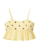 Stand out with the Eyelet Cami and Bubble Skirt Set, a bold combination that blends delicate eyelet details with playful volume. The cami’s subtle sheerness adds an enticing edge, while the bubble skirt brings movement and attitude. Perfect for expressing fearless style, this set turns everyday moments into unforgettable statements.