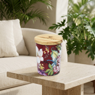 Cedar Rose candle in a sunlit resort lounge