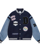 Elevate your casual wardrobe with this men's baseball bomber jacket featuring expertly crafted patches that add a refined, sporty touch. Designed with high-quality, durable fabric and a tailored fit, it ensures comfortable wear and versatility for layering in cooler seasons. This jacket effortlessly balances timeless baseball style with modern detailing, making it a reliable choice for everyday wear or weekend outings.